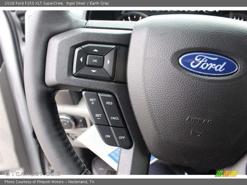 Ingot Silver / Earth Gray 2018 Ford F150 XLT SuperCrew