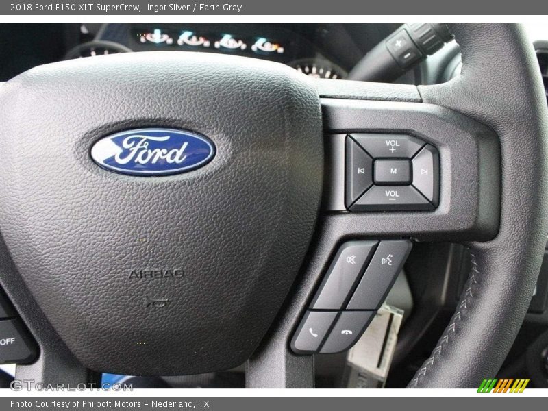Ingot Silver / Earth Gray 2018 Ford F150 XLT SuperCrew