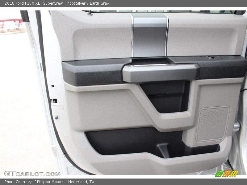 Ingot Silver / Earth Gray 2018 Ford F150 XLT SuperCrew