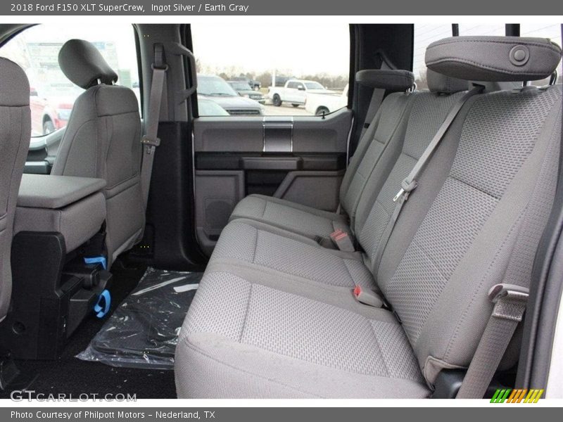 Ingot Silver / Earth Gray 2018 Ford F150 XLT SuperCrew