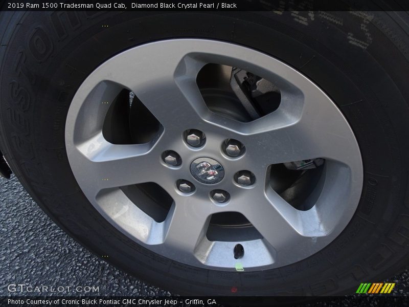 Diamond Black Crystal Pearl / Black 2019 Ram 1500 Tradesman Quad Cab