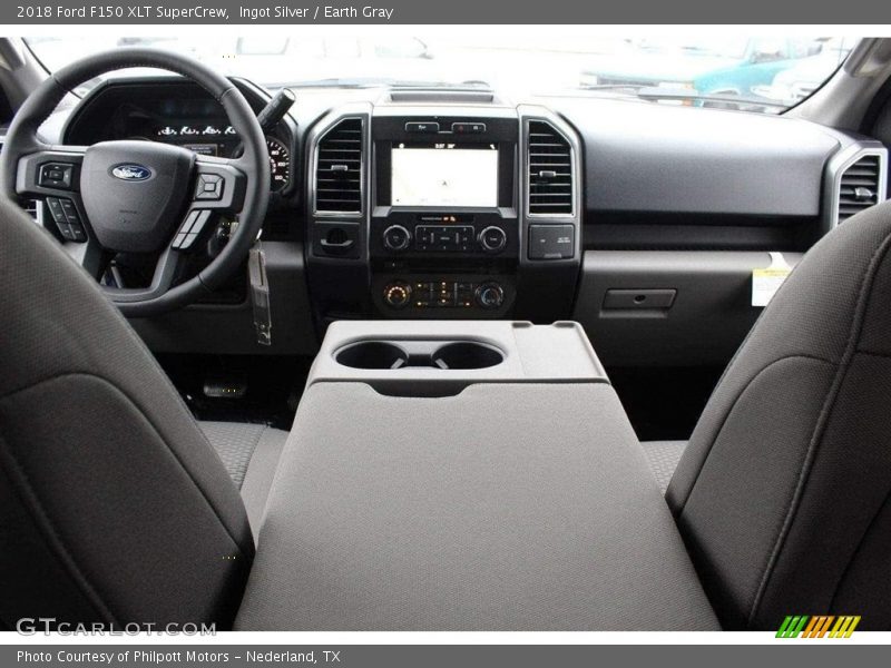 Ingot Silver / Earth Gray 2018 Ford F150 XLT SuperCrew