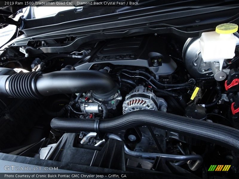 Diamond Black Crystal Pearl / Black 2019 Ram 1500 Tradesman Quad Cab