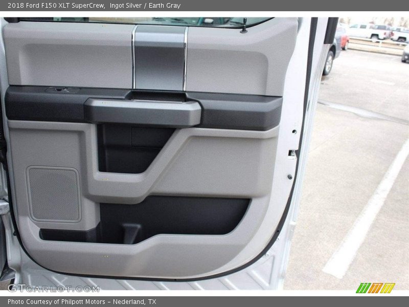 Ingot Silver / Earth Gray 2018 Ford F150 XLT SuperCrew