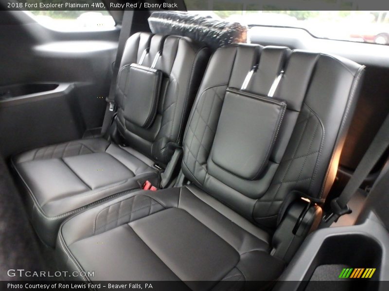 Ruby Red / Ebony Black 2018 Ford Explorer Platinum 4WD