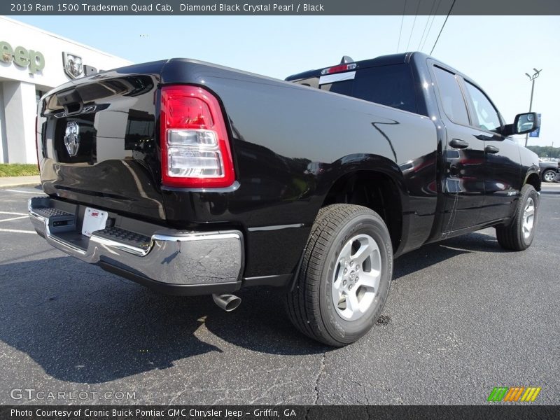 Diamond Black Crystal Pearl / Black 2019 Ram 1500 Tradesman Quad Cab