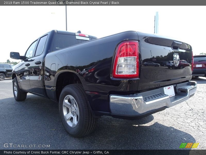 Diamond Black Crystal Pearl / Black 2019 Ram 1500 Tradesman Quad Cab