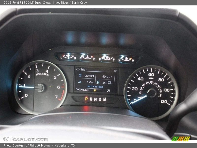 Ingot Silver / Earth Gray 2018 Ford F150 XLT SuperCrew