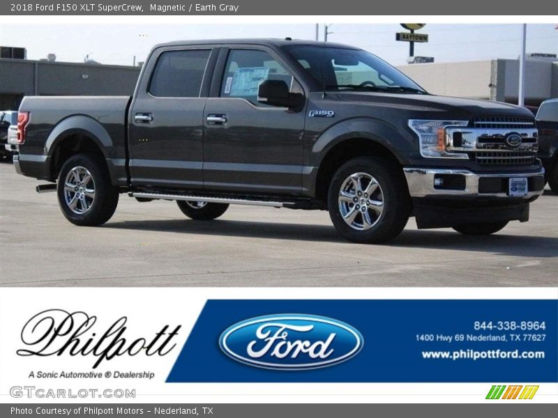 Magnetic / Earth Gray 2018 Ford F150 XLT SuperCrew