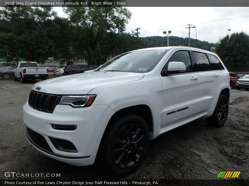 Bright White / Black 2018 Jeep Grand Cherokee High Altitude 4x4
