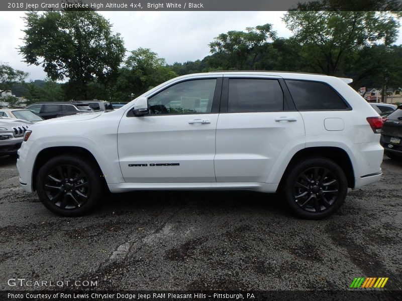 Bright White / Black 2018 Jeep Grand Cherokee High Altitude 4x4