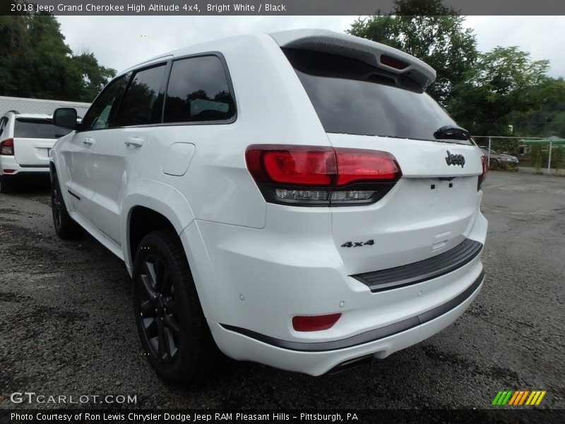 Bright White / Black 2018 Jeep Grand Cherokee High Altitude 4x4