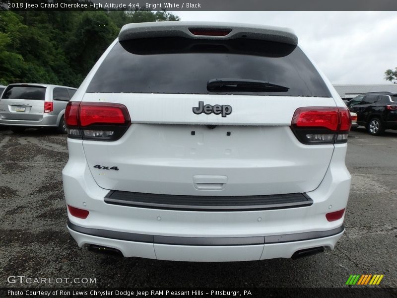 Bright White / Black 2018 Jeep Grand Cherokee High Altitude 4x4