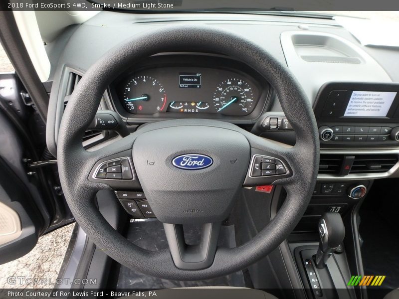 Smoke / Medium Light Stone 2018 Ford EcoSport S 4WD