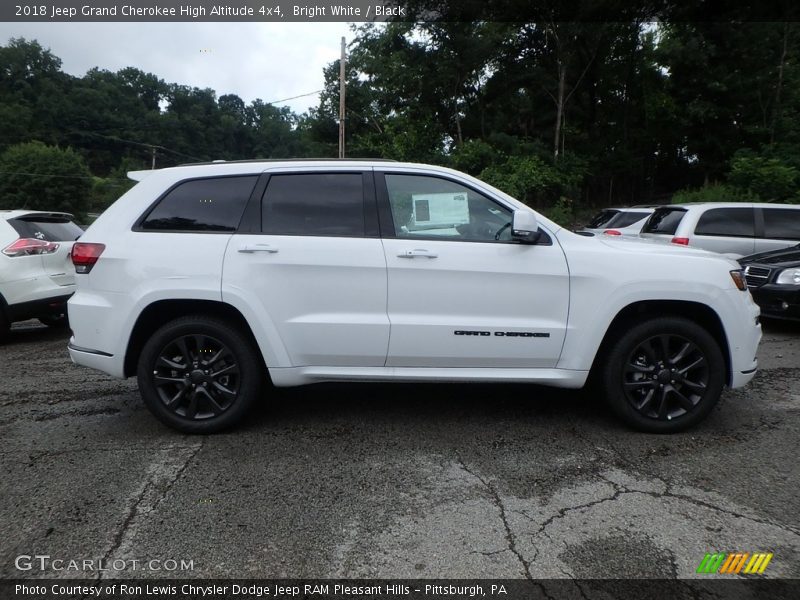 Bright White / Black 2018 Jeep Grand Cherokee High Altitude 4x4
