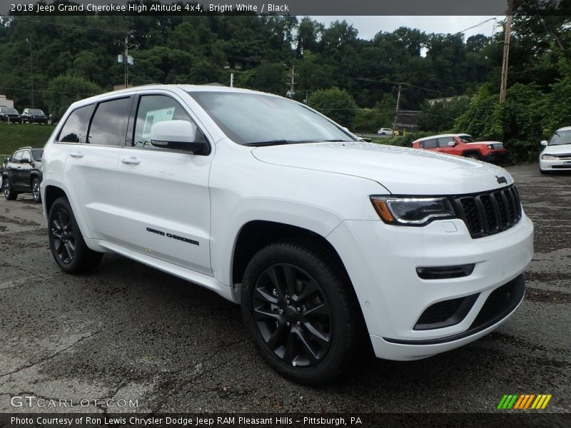 Bright White / Black 2018 Jeep Grand Cherokee High Altitude 4x4