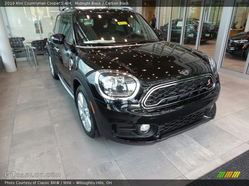 Midnight Black / Carbon Black 2019 Mini Countryman Cooper S All4