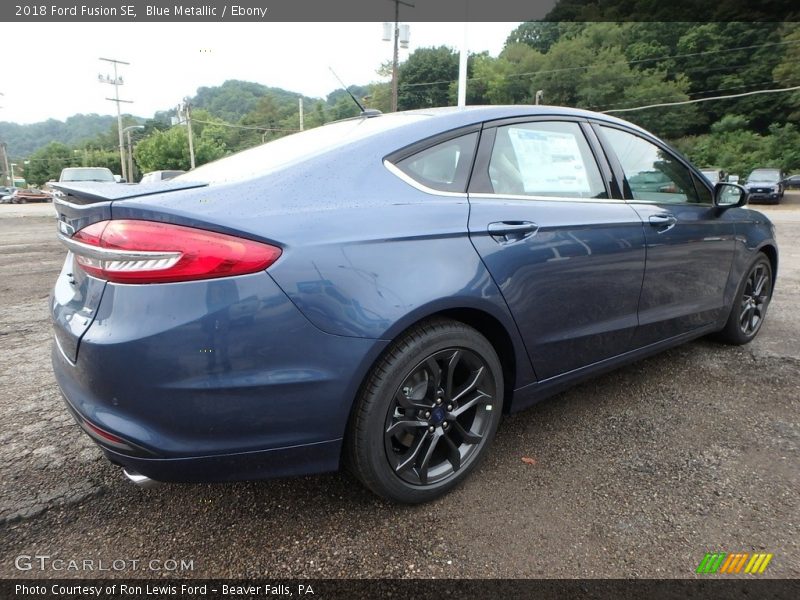 Blue Metallic / Ebony 2018 Ford Fusion SE