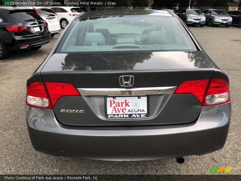 Polished Metal Metallic / Gray 2011 Honda Civic DX-VP Sedan