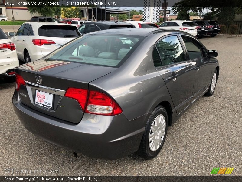 Polished Metal Metallic / Gray 2011 Honda Civic DX-VP Sedan
