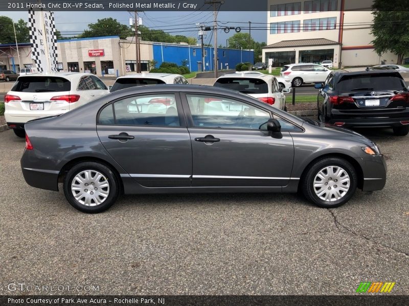 Polished Metal Metallic / Gray 2011 Honda Civic DX-VP Sedan