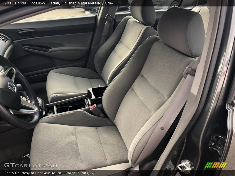 Polished Metal Metallic / Gray 2011 Honda Civic DX-VP Sedan