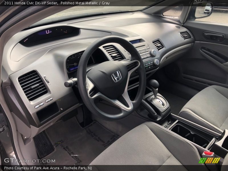 Polished Metal Metallic / Gray 2011 Honda Civic DX-VP Sedan