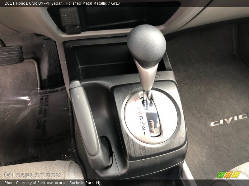 Polished Metal Metallic / Gray 2011 Honda Civic DX-VP Sedan