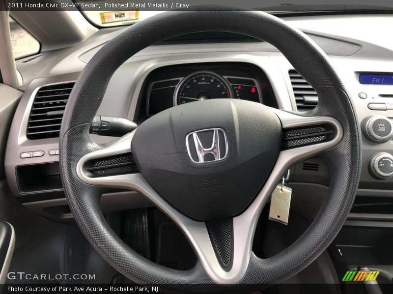 Polished Metal Metallic / Gray 2011 Honda Civic DX-VP Sedan