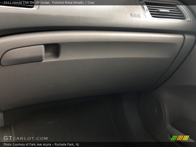 Polished Metal Metallic / Gray 2011 Honda Civic DX-VP Sedan