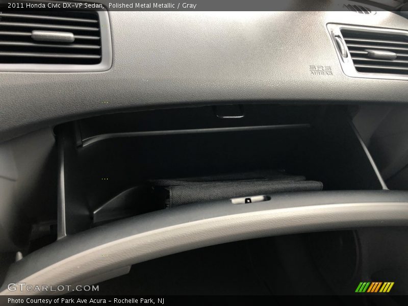 Polished Metal Metallic / Gray 2011 Honda Civic DX-VP Sedan