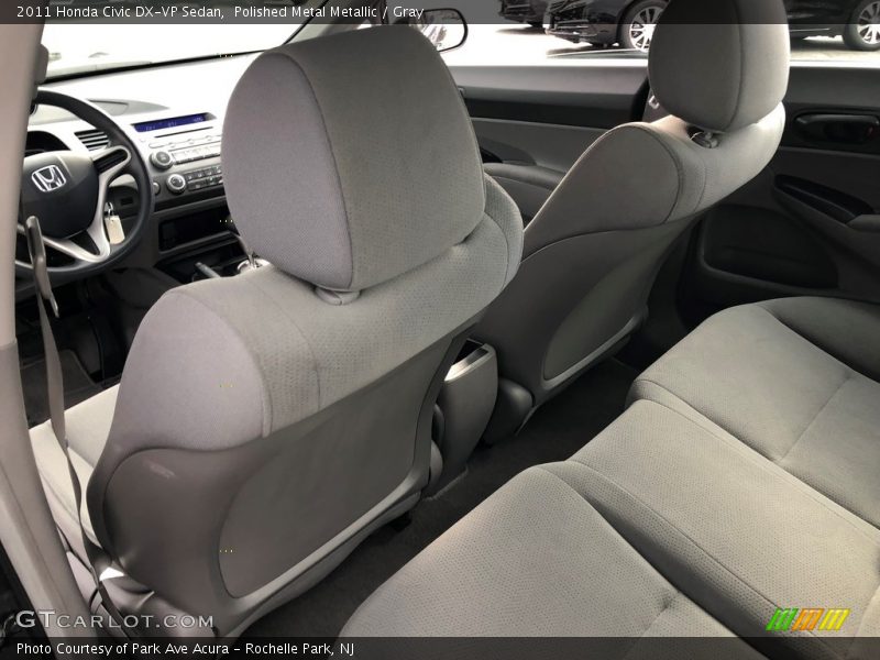 Polished Metal Metallic / Gray 2011 Honda Civic DX-VP Sedan