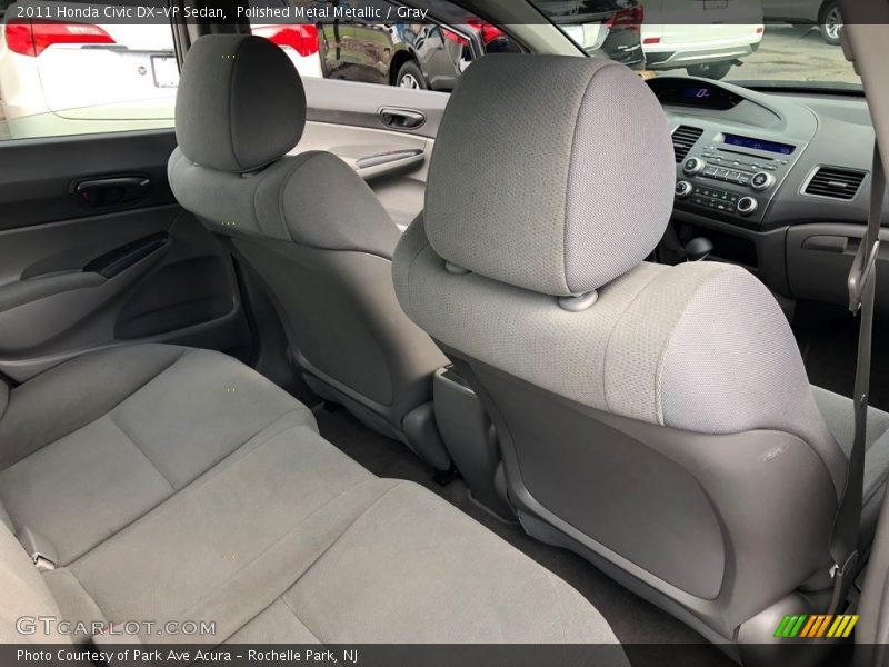 Polished Metal Metallic / Gray 2011 Honda Civic DX-VP Sedan