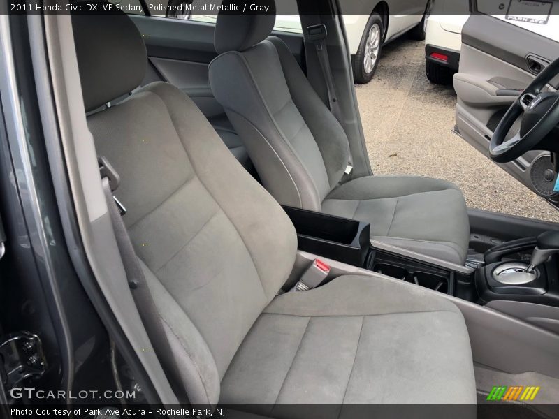 Polished Metal Metallic / Gray 2011 Honda Civic DX-VP Sedan