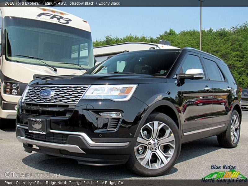 Shadow Black / Ebony Black 2018 Ford Explorer Platinum 4WD
