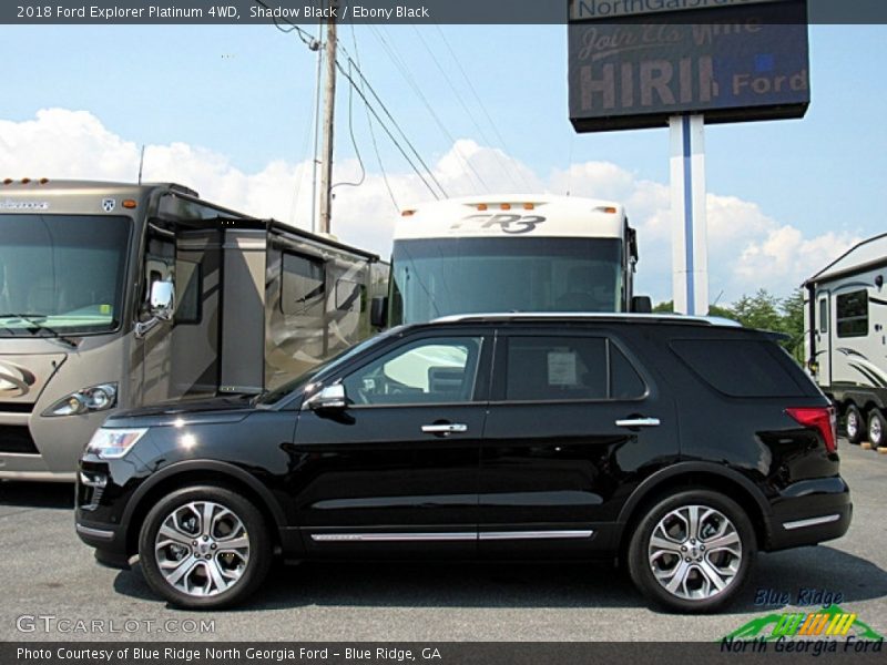 Shadow Black / Ebony Black 2018 Ford Explorer Platinum 4WD