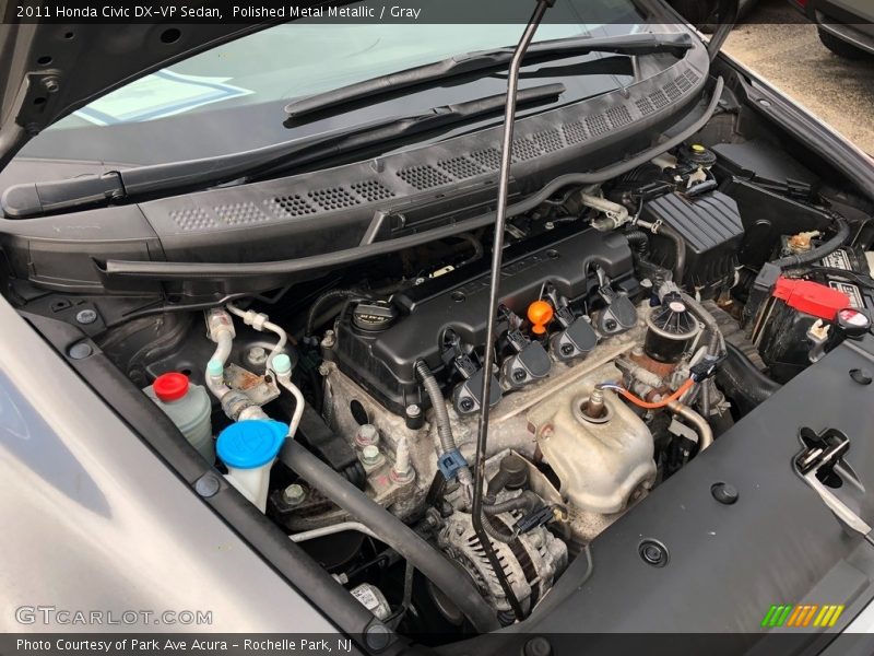 Polished Metal Metallic / Gray 2011 Honda Civic DX-VP Sedan
