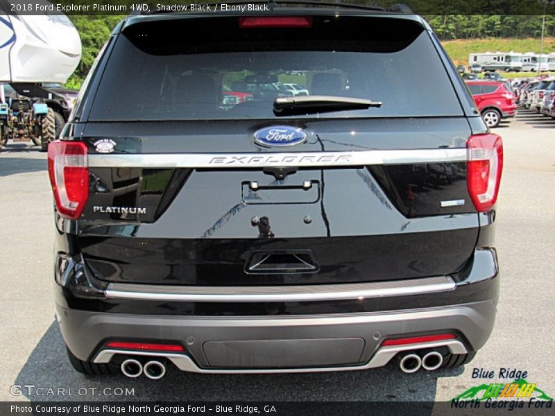 Shadow Black / Ebony Black 2018 Ford Explorer Platinum 4WD