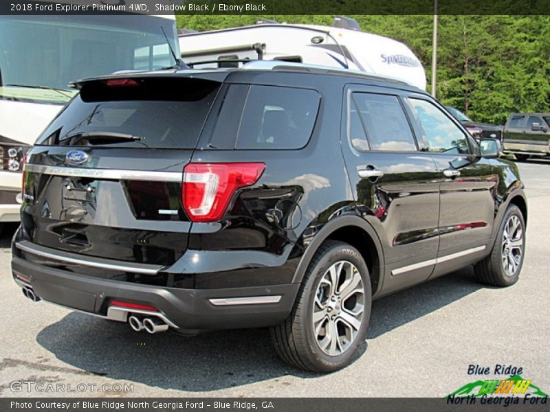 Shadow Black / Ebony Black 2018 Ford Explorer Platinum 4WD