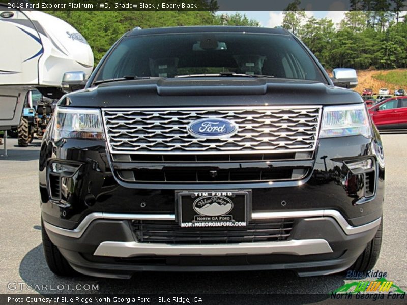Shadow Black / Ebony Black 2018 Ford Explorer Platinum 4WD