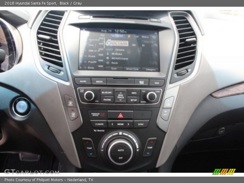 Black / Gray 2018 Hyundai Santa Fe Sport