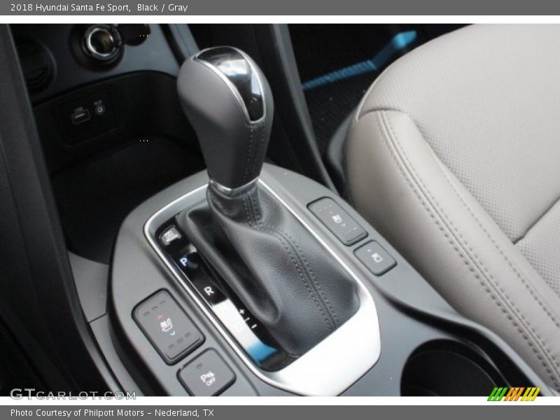 Black / Gray 2018 Hyundai Santa Fe Sport