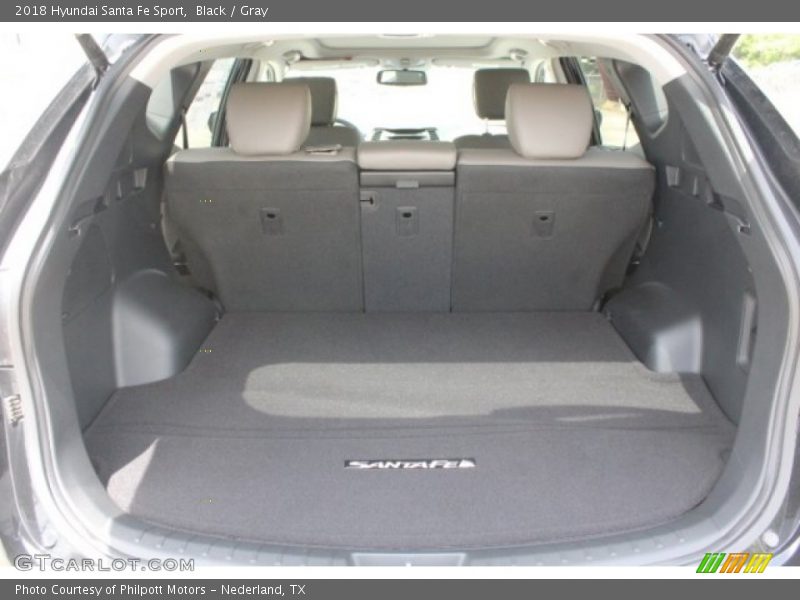 Black / Gray 2018 Hyundai Santa Fe Sport