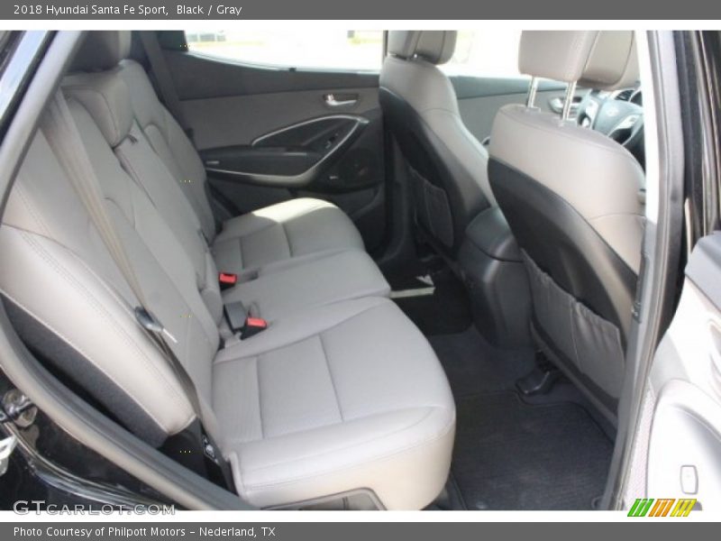 Black / Gray 2018 Hyundai Santa Fe Sport