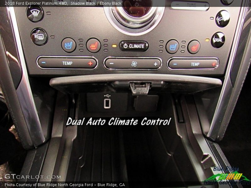 Shadow Black / Ebony Black 2018 Ford Explorer Platinum 4WD