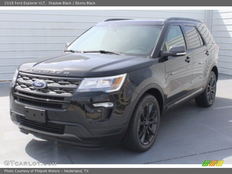 Shadow Black / Ebony Black 2018 Ford Explorer XLT