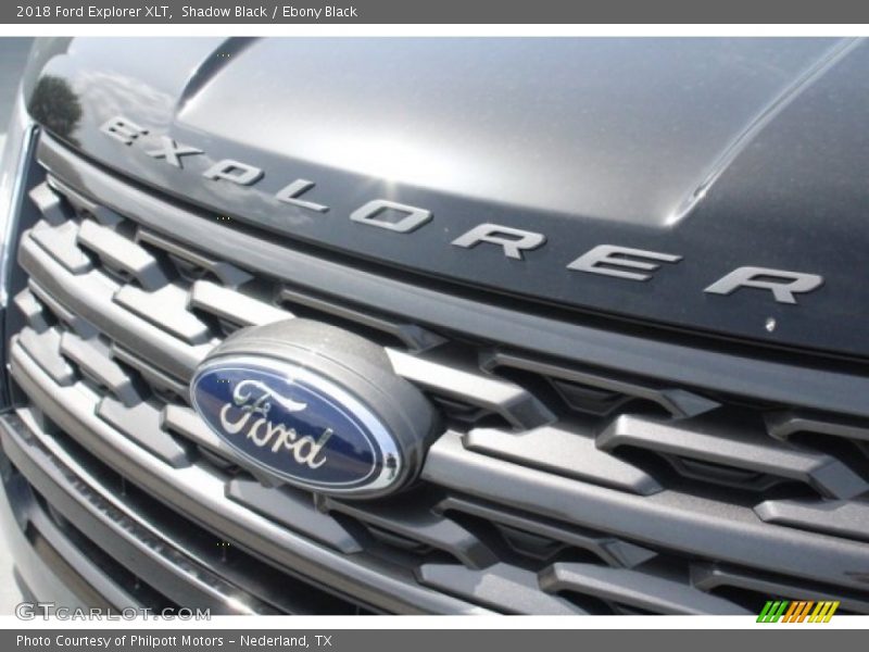 Shadow Black / Ebony Black 2018 Ford Explorer XLT