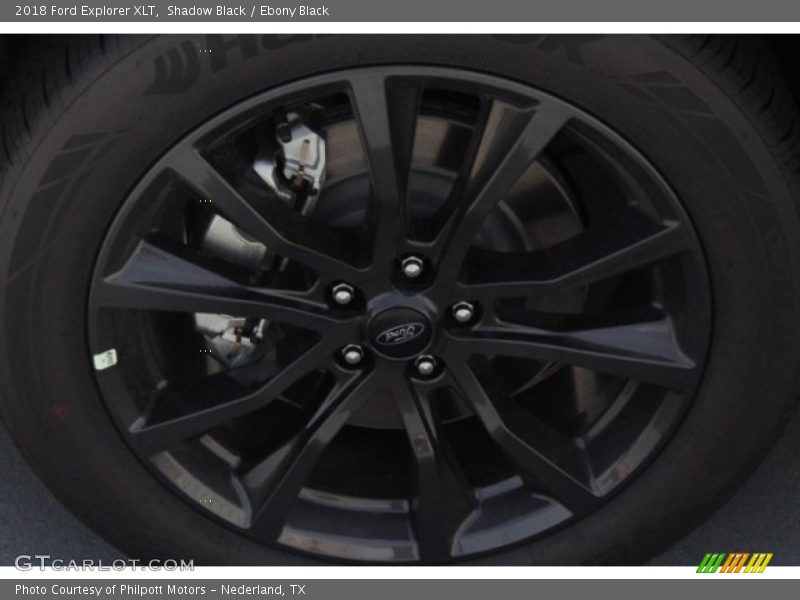 Shadow Black / Ebony Black 2018 Ford Explorer XLT