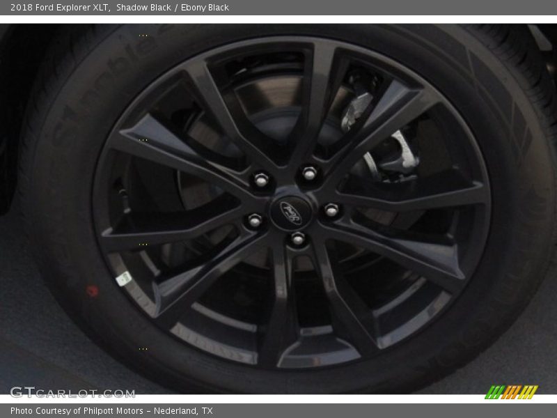 Shadow Black / Ebony Black 2018 Ford Explorer XLT