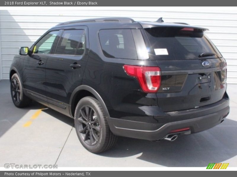 Shadow Black / Ebony Black 2018 Ford Explorer XLT